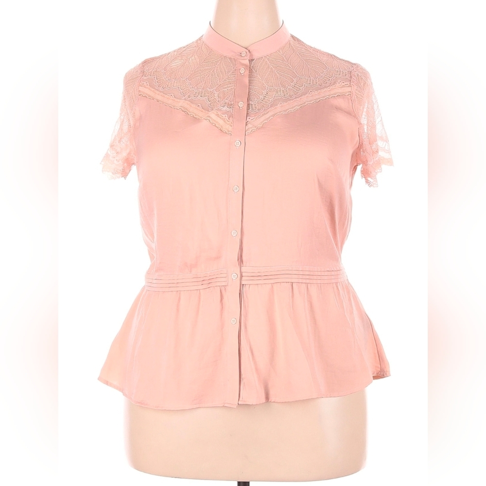 Pretty Pink Lace Women's Top